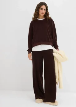 Damen bonprix Basics|Bekleidung·Röcke|Sweatshirt aus weichem Frottee