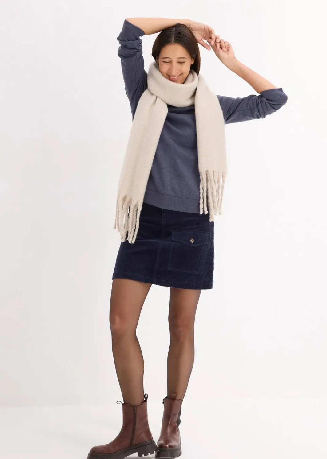 Damen bonprix Bekleidung·Blusen & Tuniken|Sweat|Sweatshirt (2er Pack)