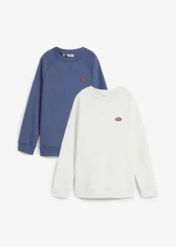 Damen bonprix Sweat|Bekleidung·Blusen & Tuniken|Sweatshirt (2er Pack)