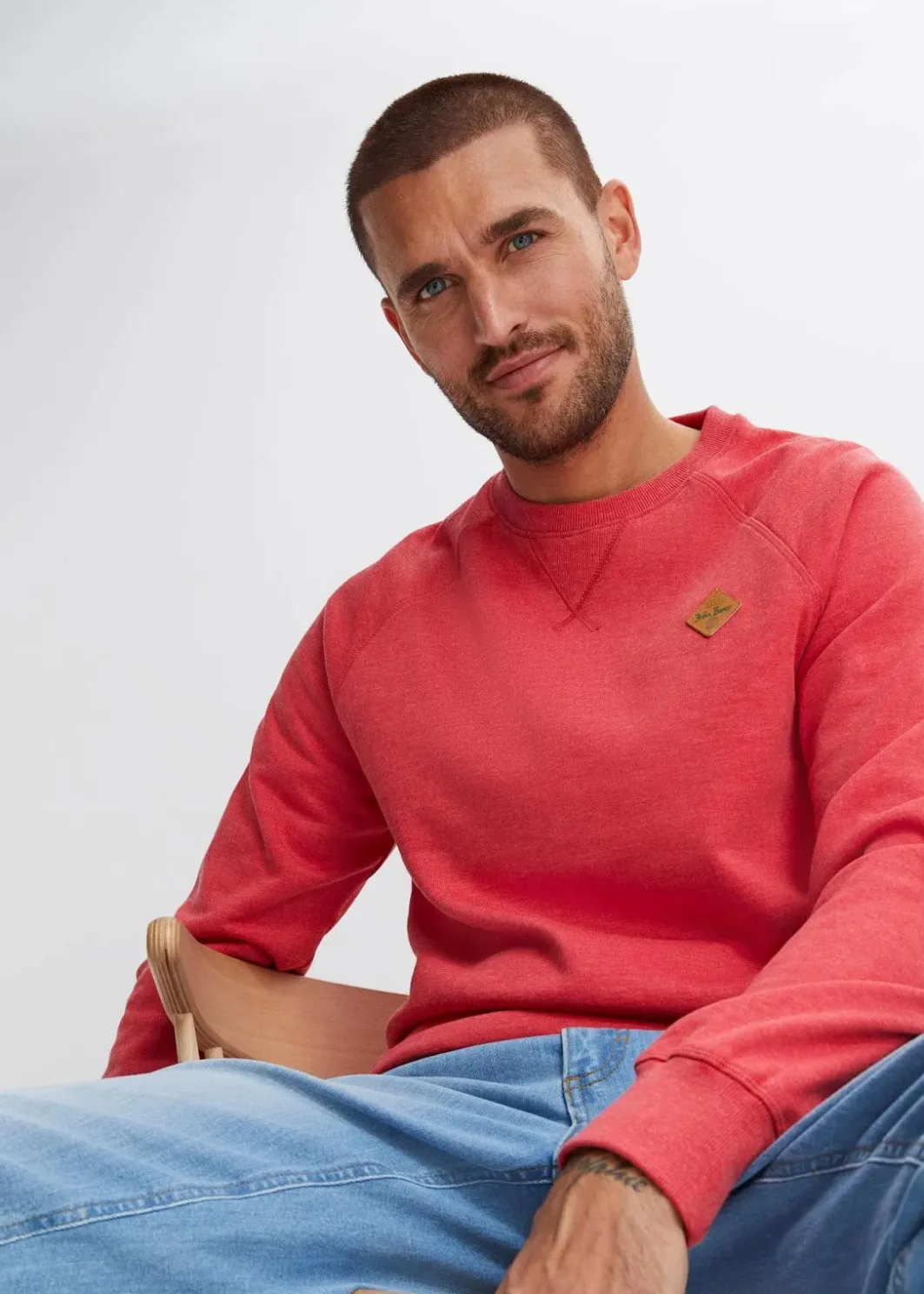 Herren bonprix Sweat|Sportbekleidung|Sweatshirt (2er Pack)