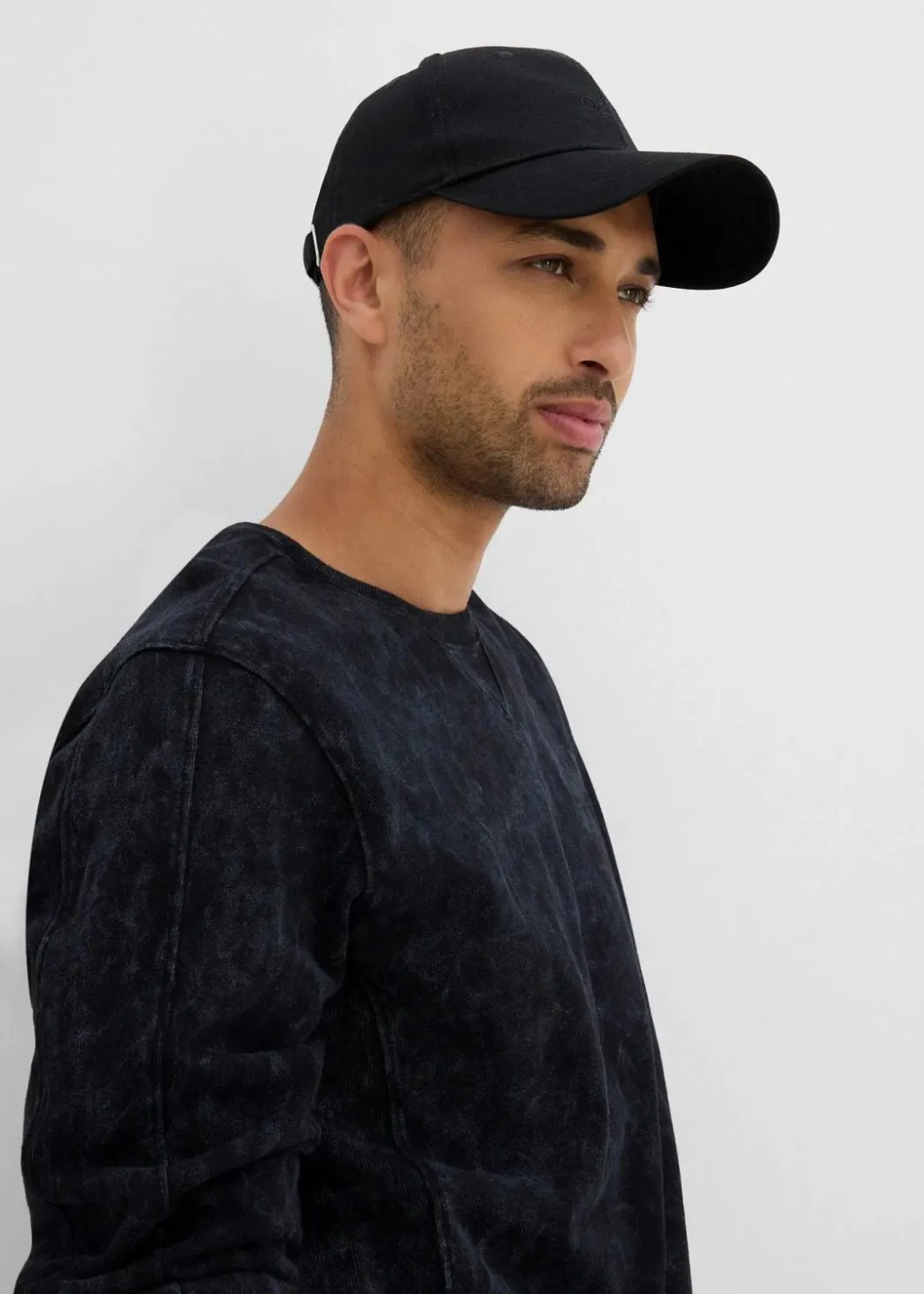 Clearance Sweatshirt in gewaschener Optik aus reiner Bio-Baumwolle Herren Große Größen|Sportbekleidung