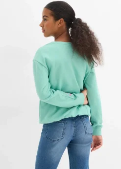 Best Sweatshirt mit Ballon-Saum aus reiner Bio-Baumwolle Kinder Mädchen 9-16 Jahre·Sweat & Strick|Mädchen 2-8 Jahre·Nachhaltigere Materialien
