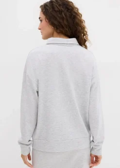 Damen bonprix Zweiteiler & Sets|Sweat|Sweatshirt mit Nieten