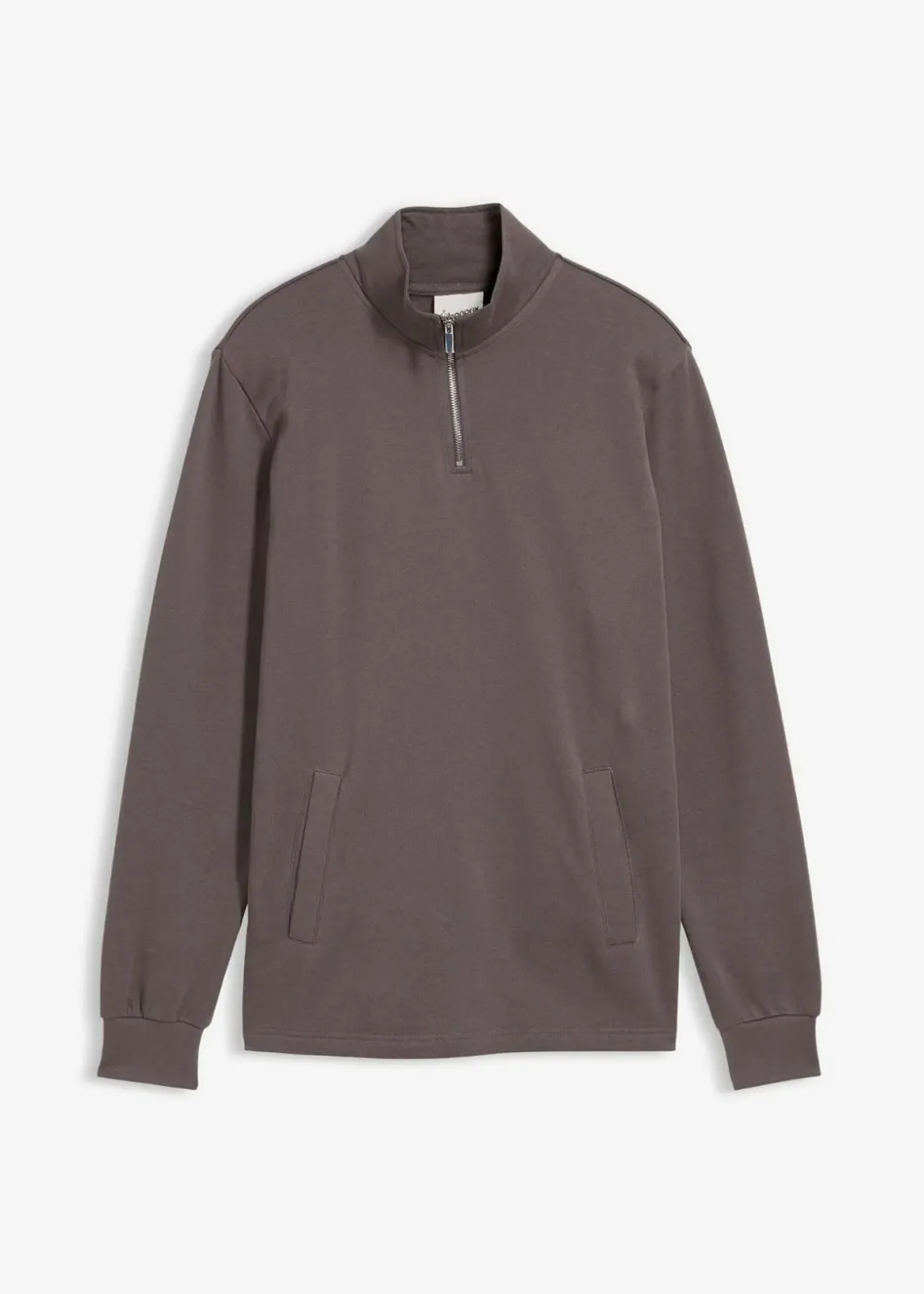 Herren bonprix Sweat|Sportbekleidung|Sweatshirt mit praktischen Taschen und geradem Saum aus reiner Bio-Baumwolle