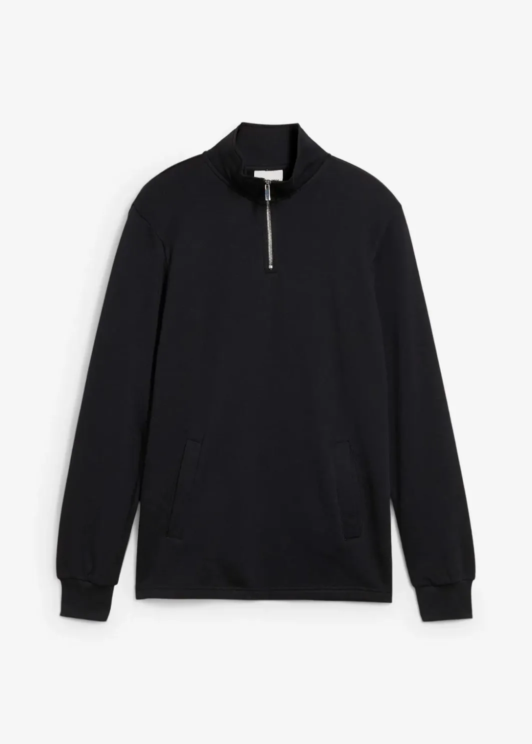 Herren bonprix Große Größen|Basics|Sweatshirt mit praktischen Taschen und geradem Saum aus reiner Bio-Baumwolle