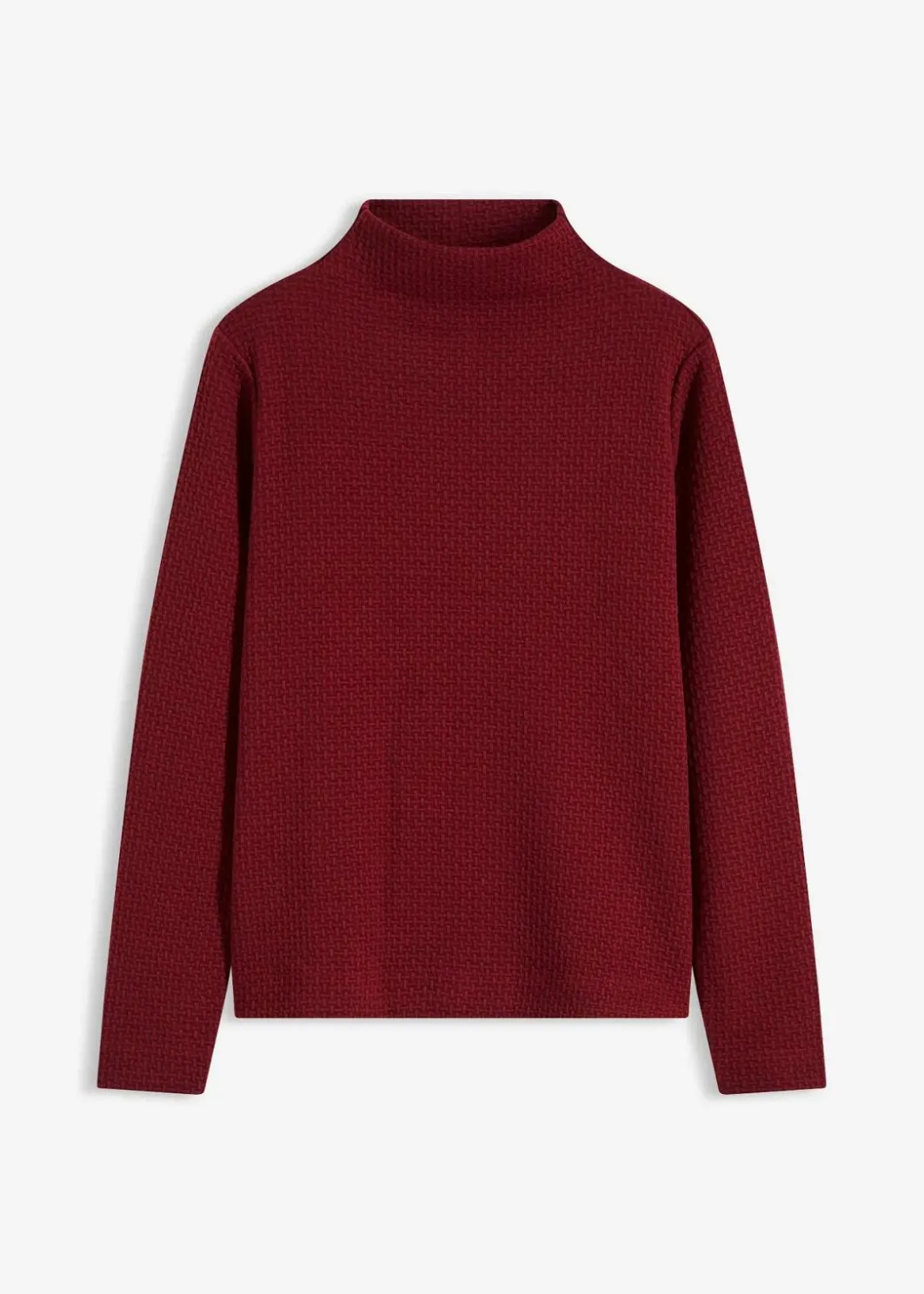 Damen bonprix Sweat|Nachhaltigere Materialien|Sweatshirt mit Stehkragen