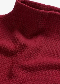 Damen bonprix Sweat|Nachhaltigere Materialien|Sweatshirt mit Stehkragen