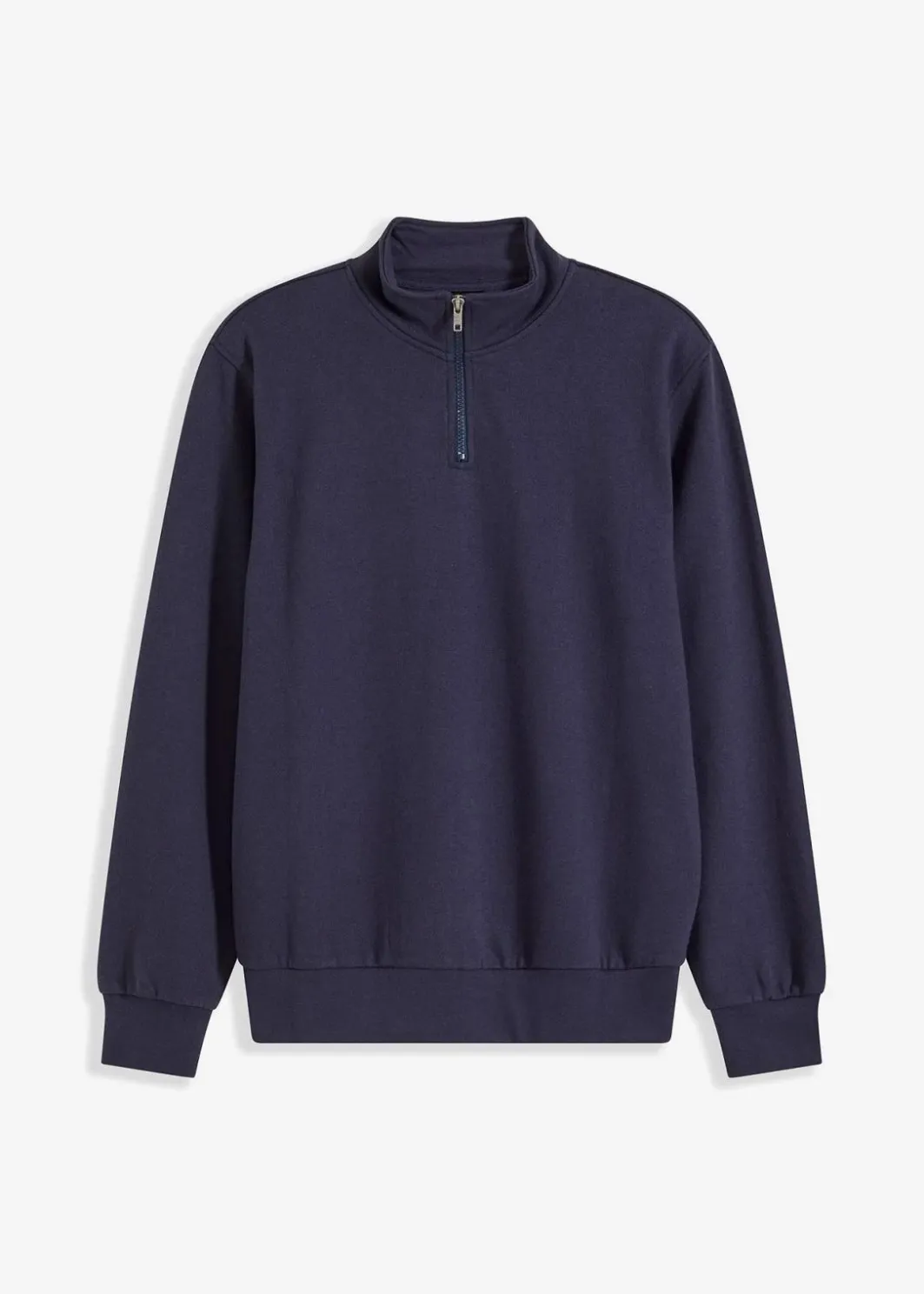 Sale Sweatshirt mit Troyerkragen Herren Sweat|Sportbekleidung