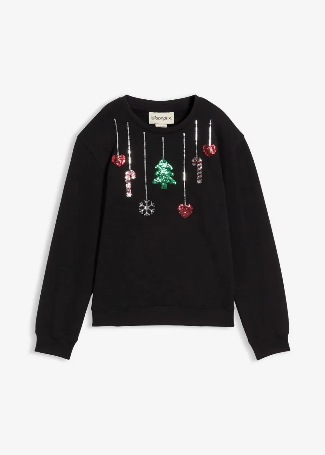 Outlet Sweatshirt mit Weihnachtsmotiv aus reiner Bio-Baumwolle Kinder Mädchen 9-16 Jahre·Sweat & Strick|Mädchen 2-8 Jahre·Nachhaltigere Materialien