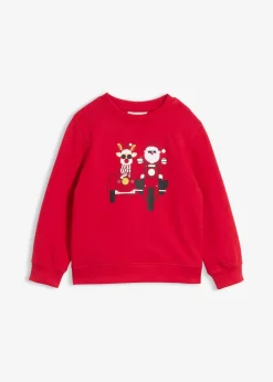 Sale Sweatshirt mit Weihnachtsmotiv aus reiner Bio-Baumwolle Kinder Jungen 2-8 Jahre·Nachhaltigere Materialien|Jungen 2-8 Jahre·Sweat & Strick