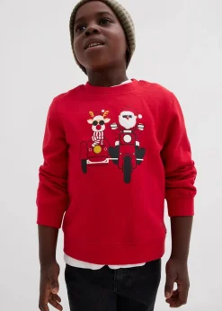 Sale Sweatshirt mit Weihnachtsmotiv aus reiner Bio-Baumwolle Kinder Jungen 2-8 Jahre·Nachhaltigere Materialien|Jungen 2-8 Jahre·Sweat & Strick