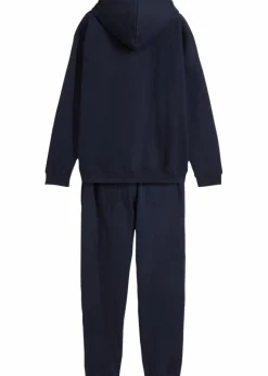 Kinder bonprix Jungen·Nachtwäsche|Mädchen·Nachtwäsche|Sweatshirt und Sweathose aus weicher Baumwolle (2-tlg.Set)