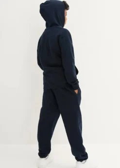 Kinder bonprix Jungen·Nachtwäsche|Mädchen·Nachtwäsche|Sweatshirt und Sweathose aus weicher Baumwolle (2-tlg.Set)