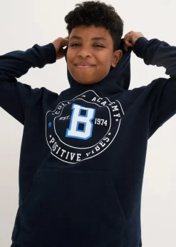 Kinder bonprix Jungen·Nachtwäsche|Mädchen·Nachtwäsche|Sweatshirt und Sweathose aus weicher Baumwolle (2-tlg.Set)
