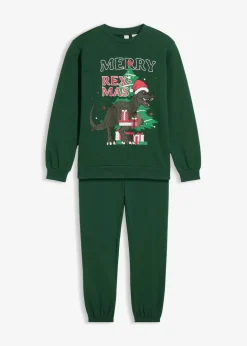 Kinder bonprix Jungen·Nachtwäsche|Sweatshirt und Sweathose aus reiner Baumwolle (2-tlg.Set)