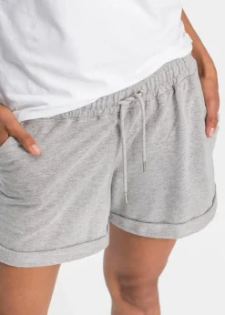 Damen bonprix Nachhaltigere Materialien|Hosen|Sweat-Shorts