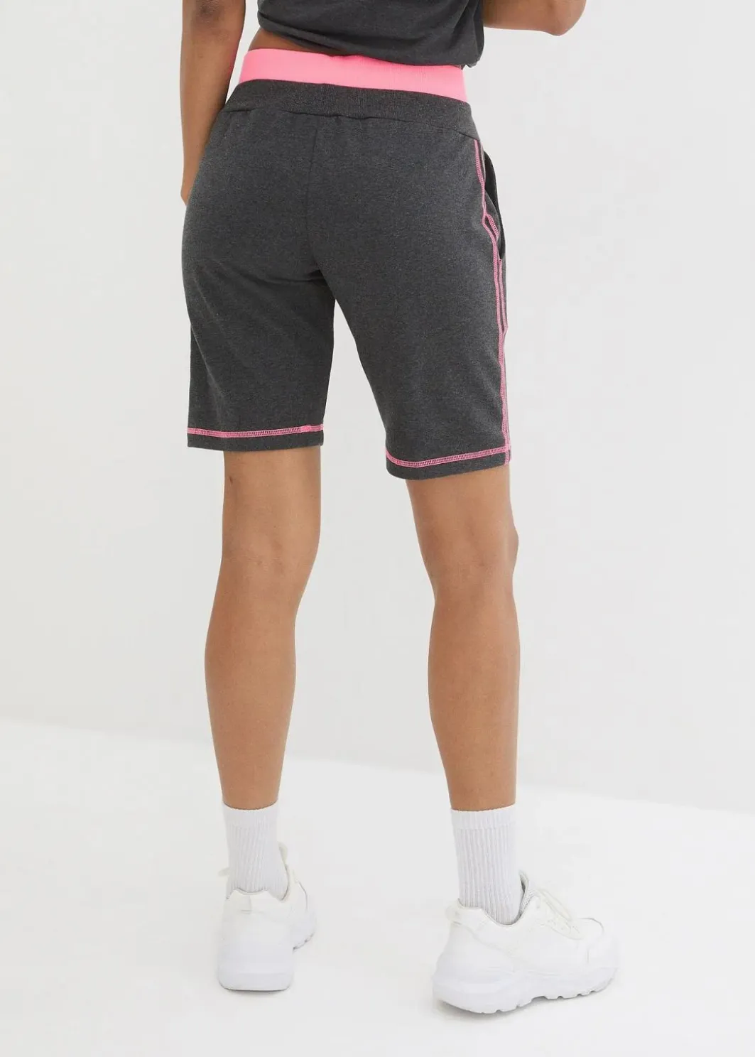 Damen bonprix Mix & Match|Strandmode|Sweat-Shorts aus Baumwoll-Mix