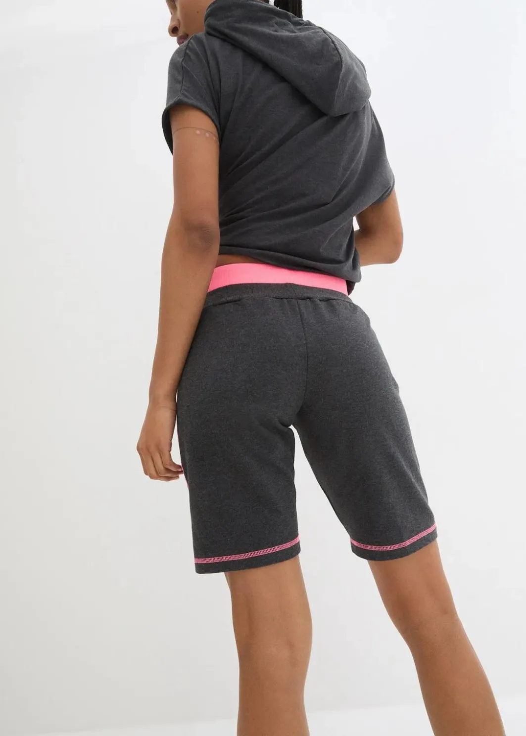Damen bonprix Mix & Match|Strandmode|Sweat-Shorts aus Baumwoll-Mix