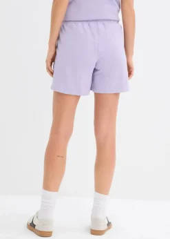 Damen bonprix Nachhaltigere Materialien|Hosen|Sweat-Shorts aus reiner Baumwolle