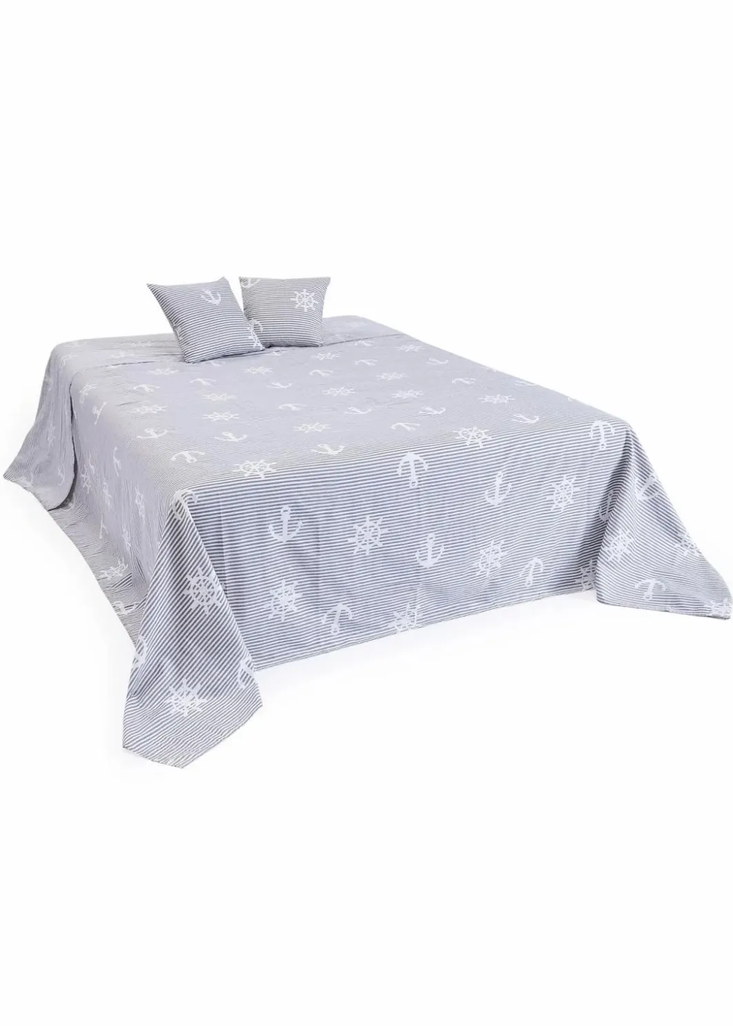 Outlet Tagesdecke mit maritimen Design Geschirr & Servieren|Hussen & Sofaüberwürfe