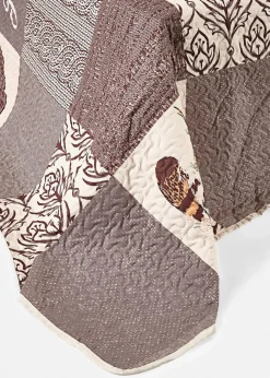 bonprix Tagesdecken & Plaids|Tagesdecken & Plaids|Tagesdecke mit Patchwork Druck