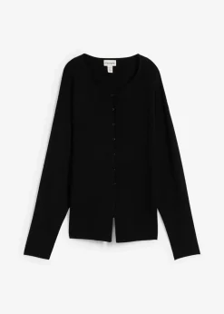 Taillierte Strickjacke aus Viskose-Mix Damen Bekleidung·Umstandsmode|Strickmode