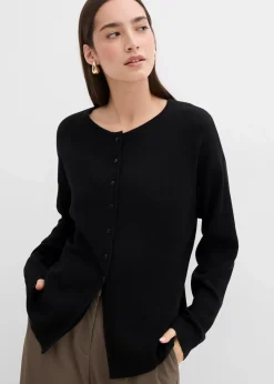 Taillierte Strickjacke aus Viskose-Mix Damen Bekleidung·Umstandsmode|Strickmode