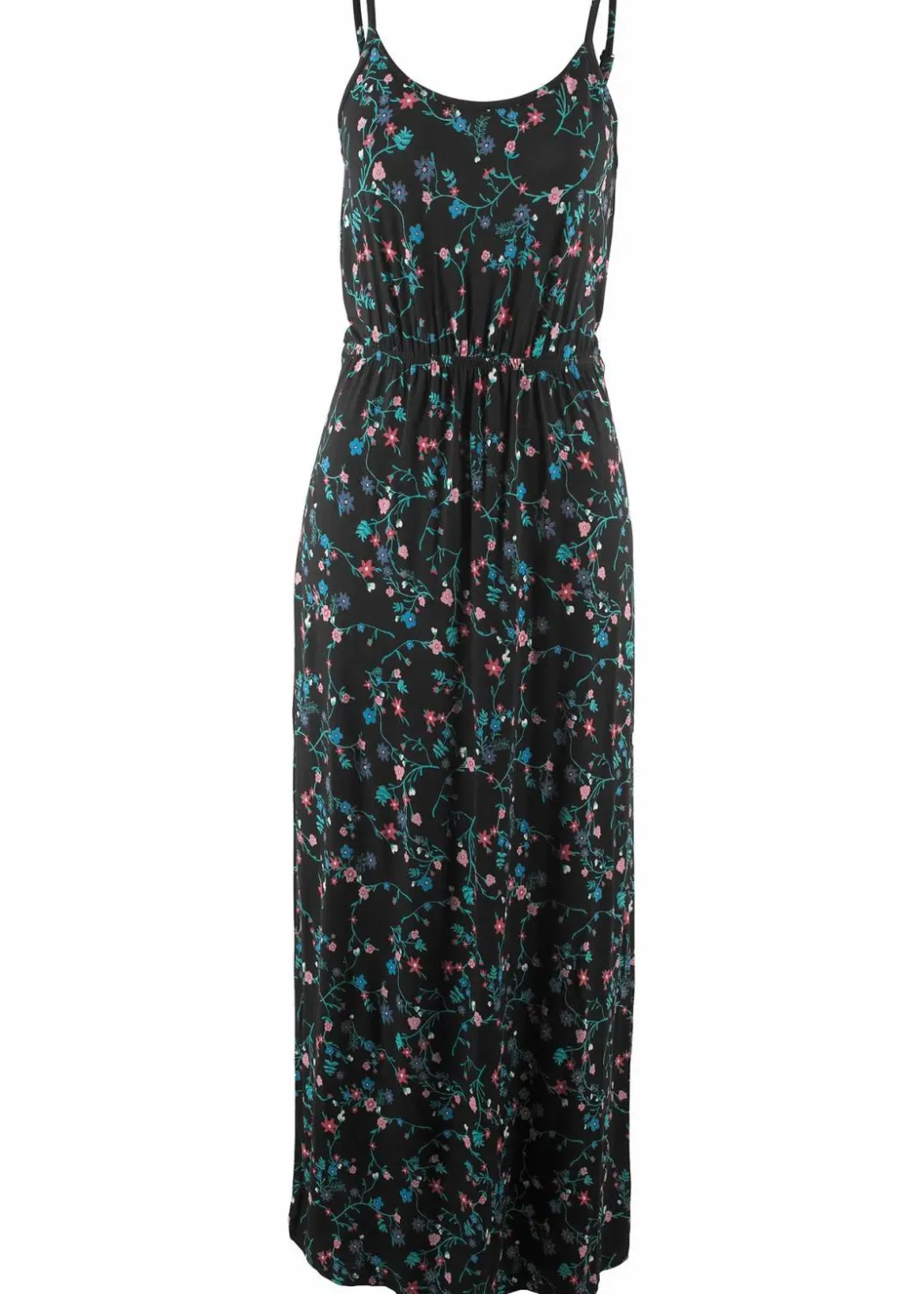 Best tailliertes Maxi-Kleid mit Druck Damen Bekleidung·Pullover & Strickjacken|Kleider