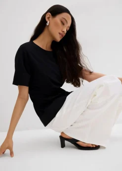 Sale Tailliertes Shirt aus bequemen Punto di Roma Damen Shirts & Tops