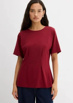 Hot Tailliertes Shirt aus bequemen Punto di Roma Damen Shirts & Tops