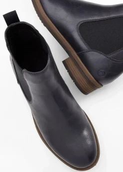 Damen Tamaris High Heels|Gefütterte Winterschuhe|Chelsea-Boots
