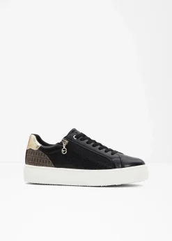 Damen Tamaris High Heels|Komfortschuhe|Plateau-Sneaker mit Reißverschluss