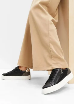 Damen Tamaris High Heels|Komfortschuhe|Plateau-Sneaker mit Reißverschluss