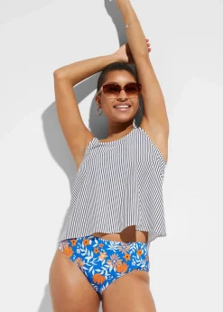 Clearance Tankini mit Bikini-Oberteil (3-tlg.Set) Damen Sport Bademode|Tankinis