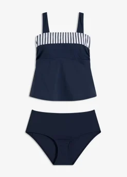 Damen bonprix Nachhaltigere Materialien|Tankinis|Tankini mit breiteren Trägern (2-tlg.Set)