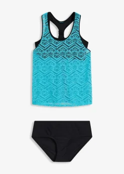 Outlet Tankini mit elastischer Spitze (2-tlg. Set) Damen Tankinis|Bademode·Tankinis