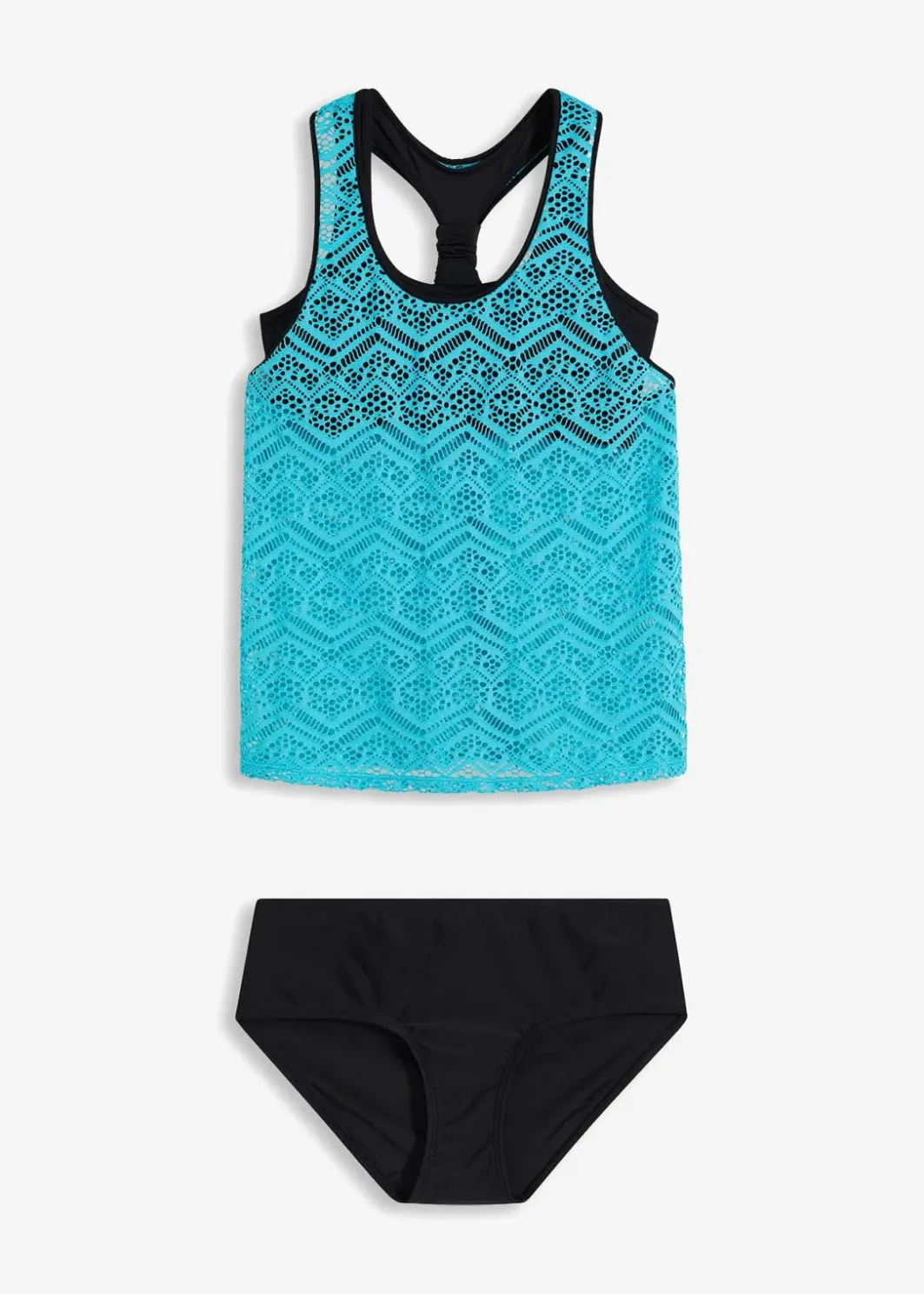 Outlet Tankini mit elastischer Spitze (2-tlg. Set) Damen Tankinis|Bademode·Tankinis