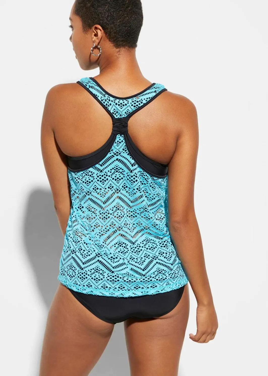 Outlet Tankini mit elastischer Spitze (2-tlg. Set) Damen Tankinis|Bademode·Tankinis