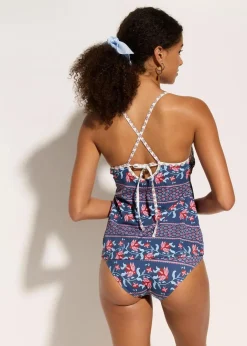 Tankini mit gekreuzten Trägern (2-tlg.Set) Damen Nachhaltigere Materialien|Tankinis