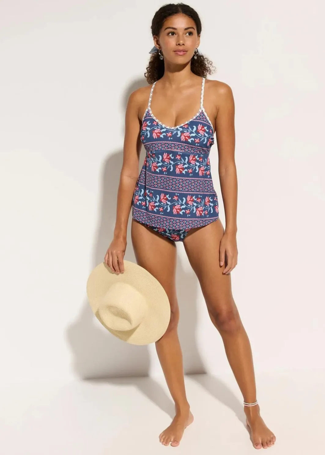 Tankini mit gekreuzten Trägern (2-tlg.Set) Damen Nachhaltigere Materialien|Tankinis