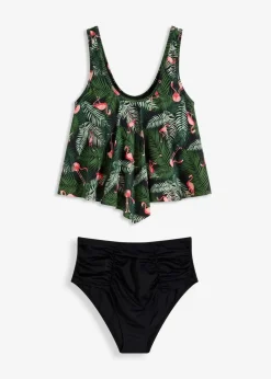Online Tankini mit Highwaist-Bikinihose (2-tlg.Set) Damen Nachhaltigere Materialien|Tankinis