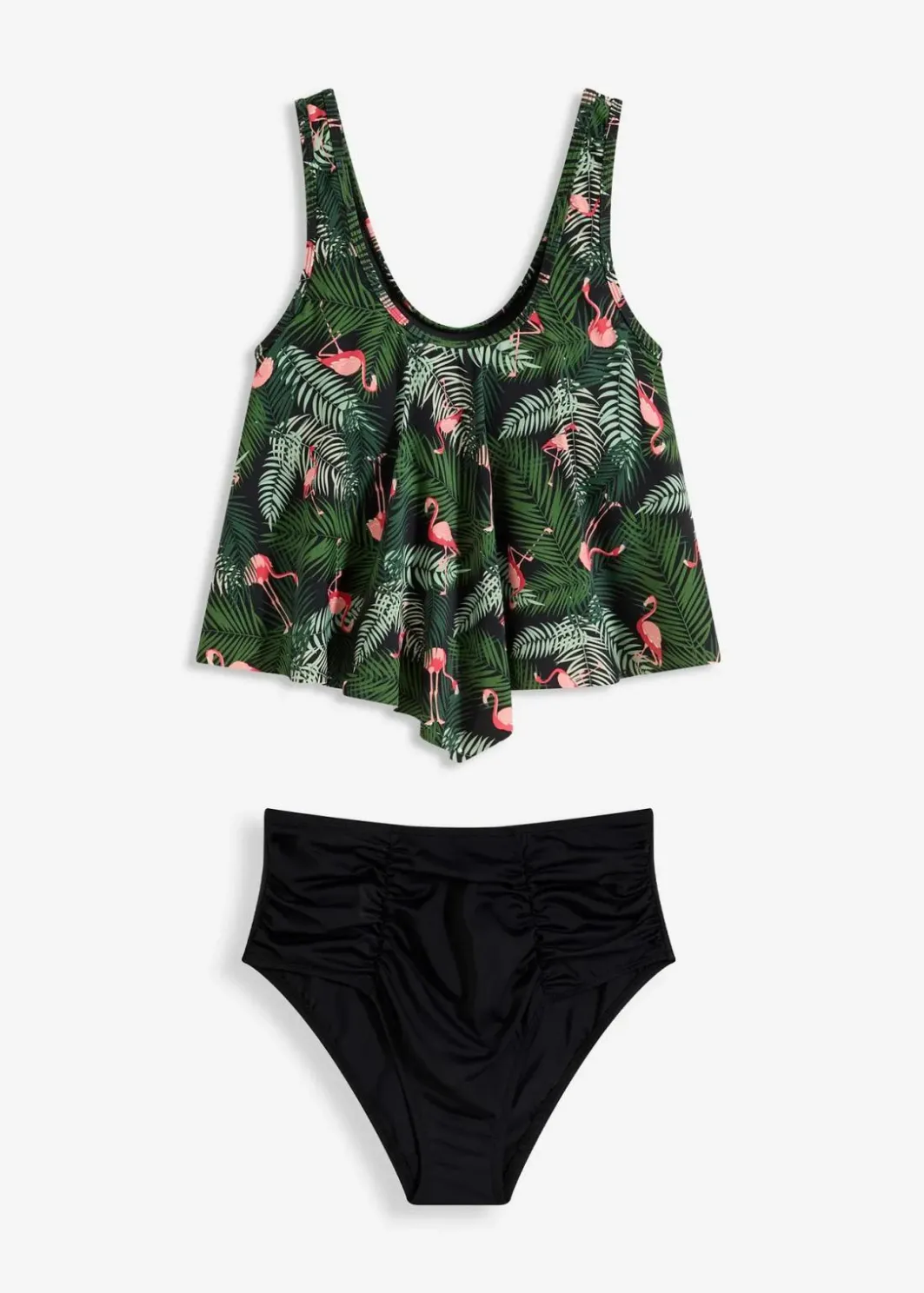 Online Tankini mit Highwaist-Bikinihose (2-tlg.Set) Damen Nachhaltigere Materialien|Tankinis