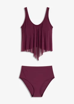 Tankini mit transparentem Mesh (2-tlg.Set) Damen Nachhaltigere Materialien|Tankinis
