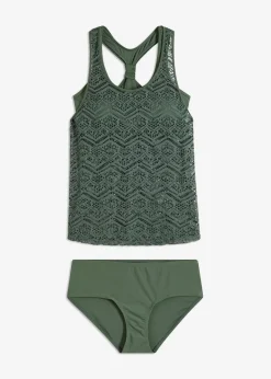 Damen bonprix Nachhaltigere Materialien|Tankinis|Tankini (2-tlg. Set) aus Spitze