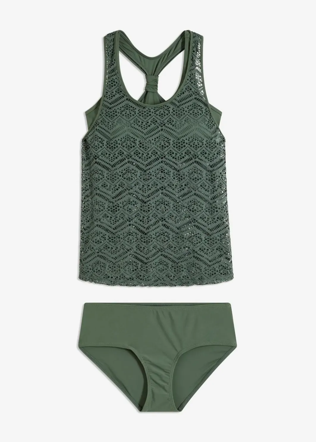 Damen bonprix Nachhaltigere Materialien|Tankinis|Tankini (2-tlg. Set) aus Spitze