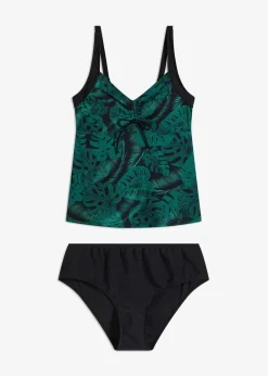 Damen bonprix Nachhaltigere Materialien|Tankinis|Tankini (2-tlg. Set) mit Raffung