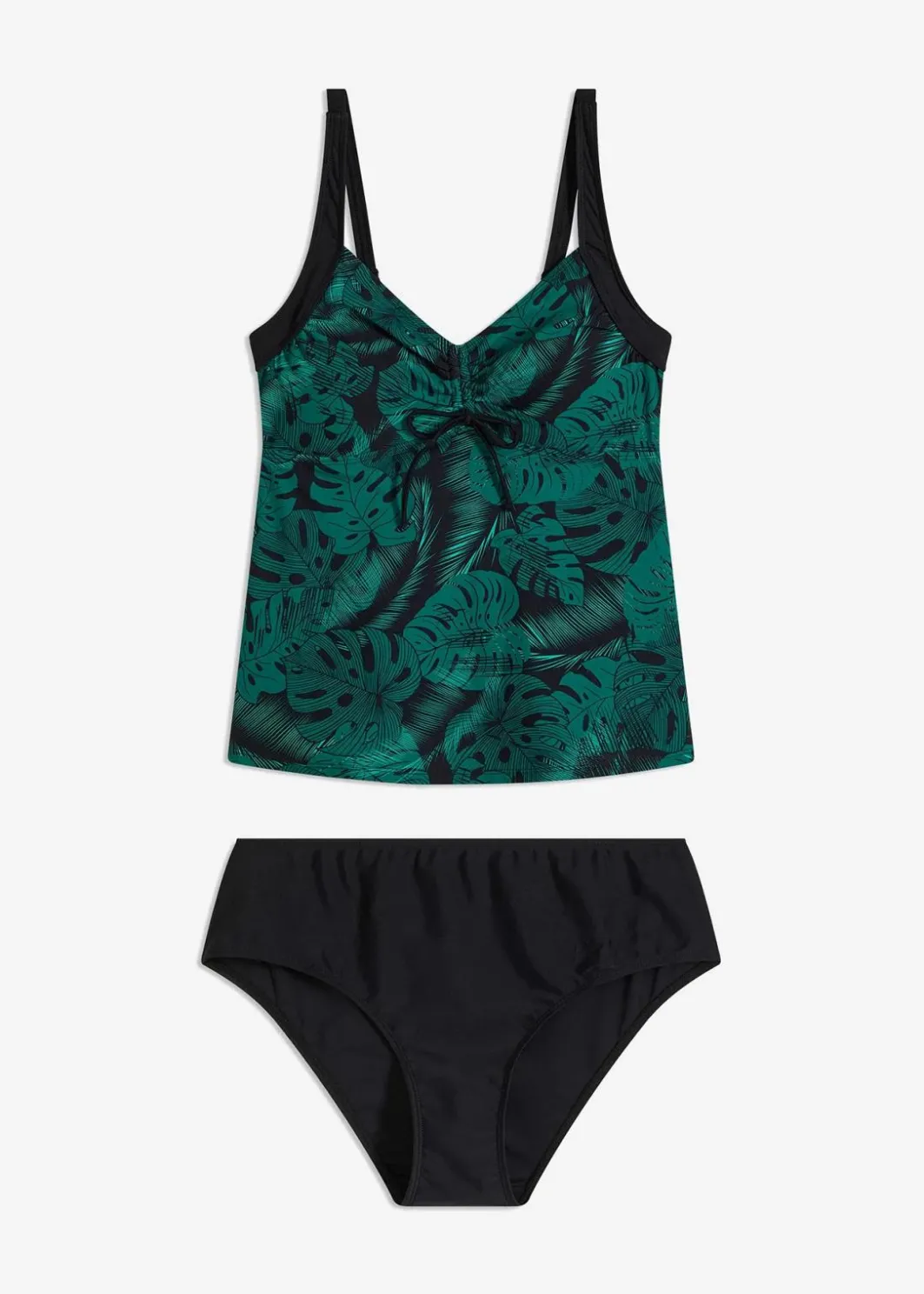 Damen bonprix Nachhaltigere Materialien|Tankinis|Tankini (2-tlg. Set) mit Raffung