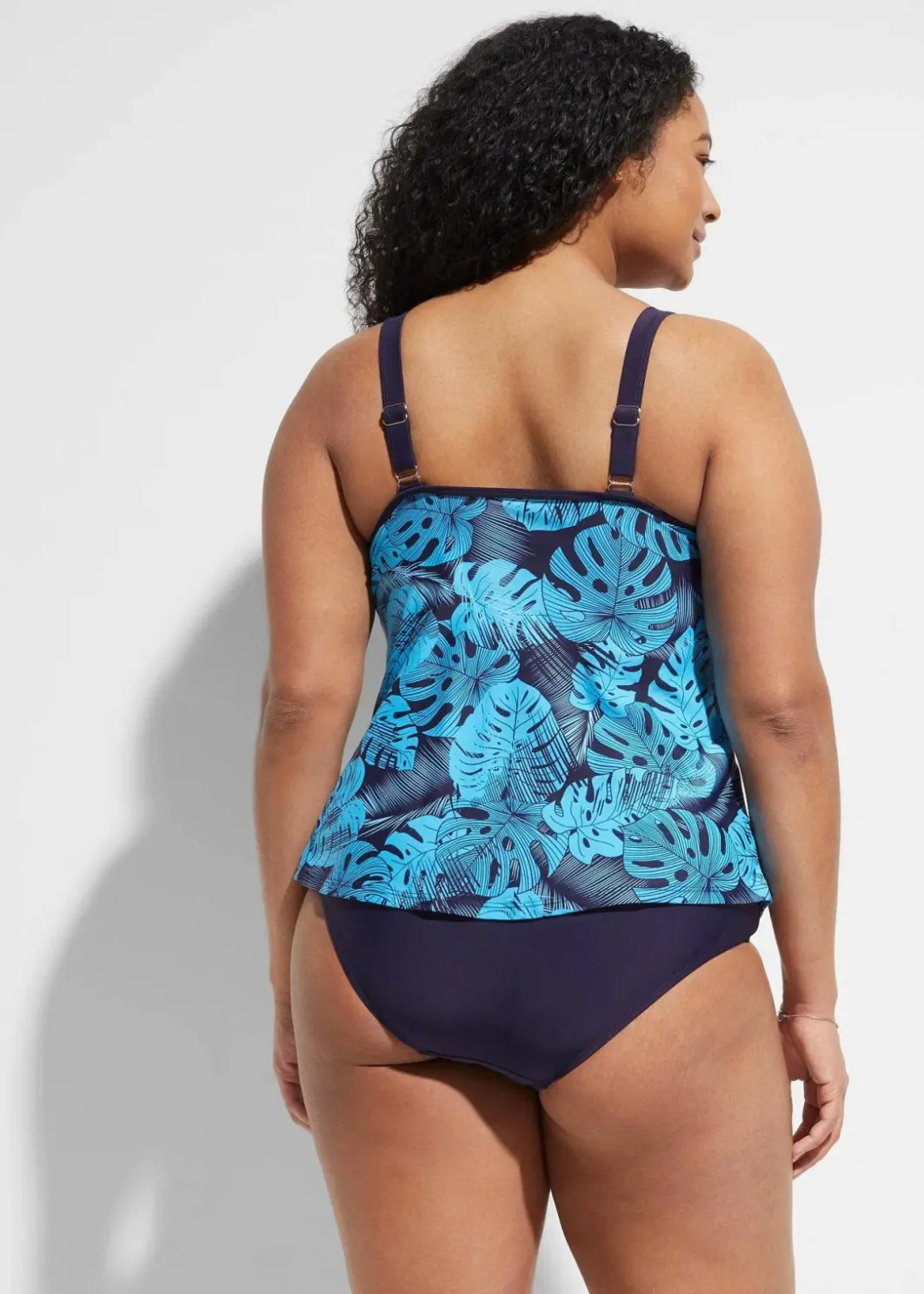 Damen bonprix Nachhaltigere Materialien|Bademode·Tankinis|Tankini (2-tlg. Set) mit Raffung