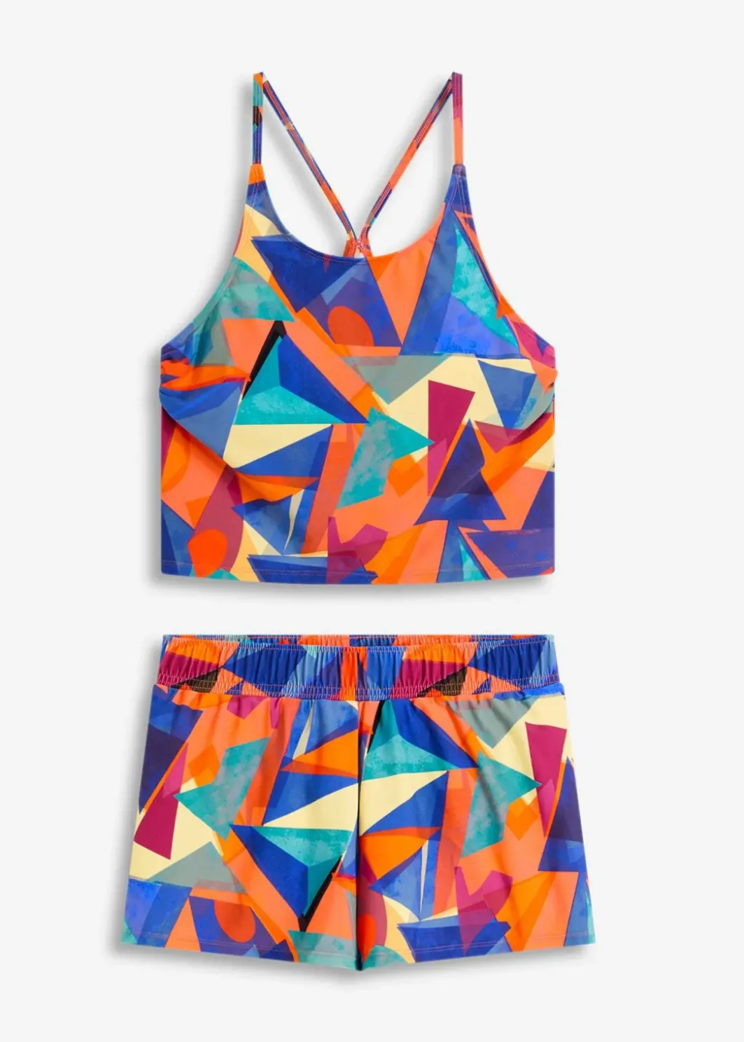 Damen bonprix Nachhaltigere Materialien|Tankinis|Tankini (2-tlg.Set) mit Shorts