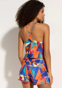 Damen bonprix Nachhaltigere Materialien|Tankinis|Tankini (2-tlg.Set) mit Shorts